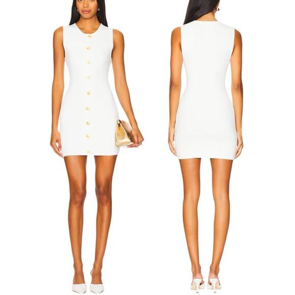 All the Ways Chance Mini Dress in Ivory White Size Small - Picture 1 of 8